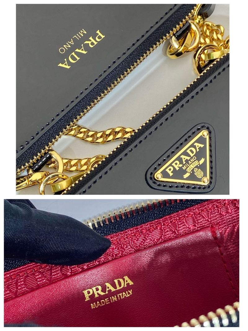 Pra*a triangle pouch